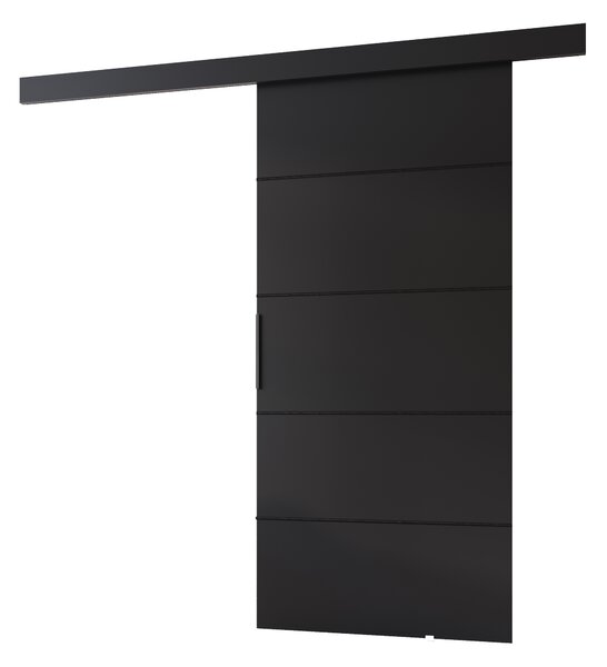 Posuvné dveře BARRET 10 - 76 cm, černé