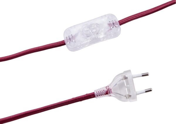 LOOMY Stolní lampa - tm. červená