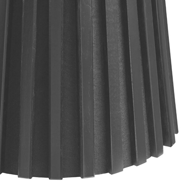 Nordic Living Černý dubový odkládací stolek Osaka 40 cm