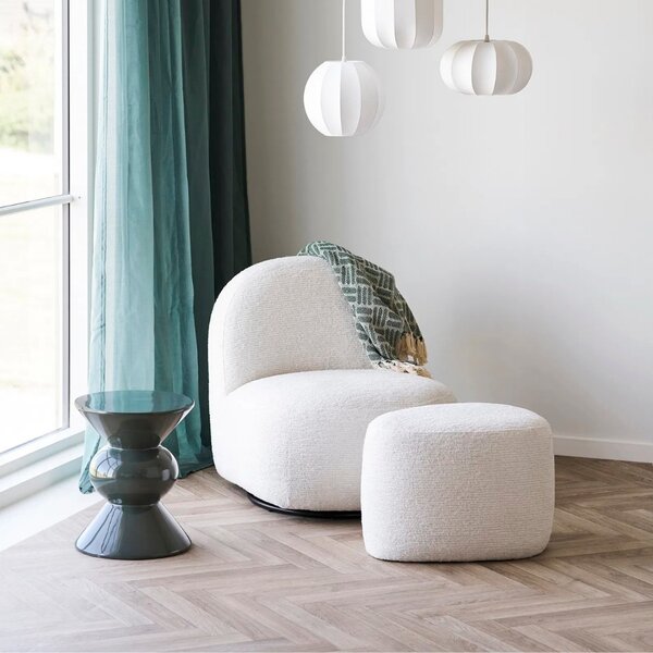 -25 % Dny MOMENTI– Nordic Living Zelený odkládací stolek Rosolina 33,5 cm