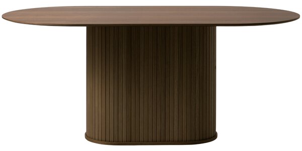 -25 % Dny MOMENTI– Unique Furniture Tmavý dubový jídelní stůl Nola 180 x 95 cm