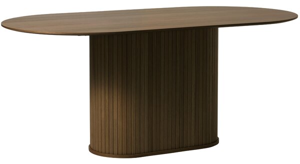 -25 % Dny MOMENTI– Unique Furniture Tmavý dubový jídelní stůl Nola 180 x 95 cm