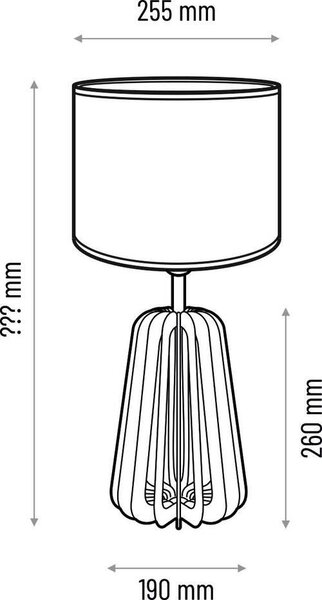 STOLNÍ LAMPA, E27, 25/51 cm - Online Only svítidla, Online Only