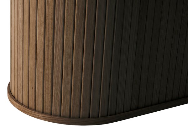 -25 % Dny MOMENTI– Unique Furniture Tmavý dubový jídelní stůl Nola 180 x 95 cm