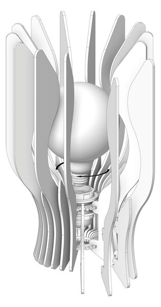 STOLNÍ LAMPA, E27, 23/37 cm - Online Only svítidla, Online Only