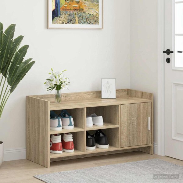 Skříň na obuv Dub sonoma 100 x 39,5 x 51 cm Kompozitní dřevo