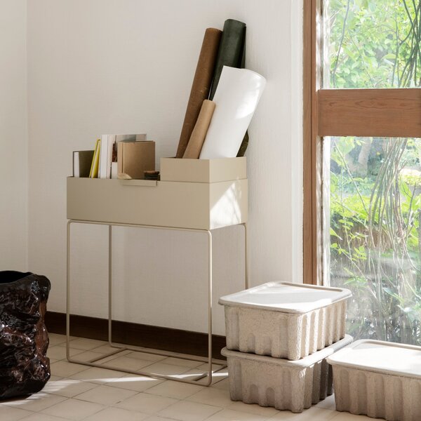 FERM LIVING Truhlík Plant Box, Dark Chocolate