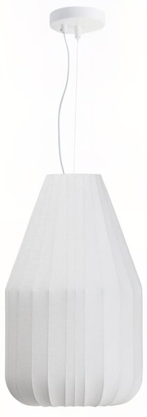 Kave Home Bílé závěsné světlo Somar Ø 30 cm
