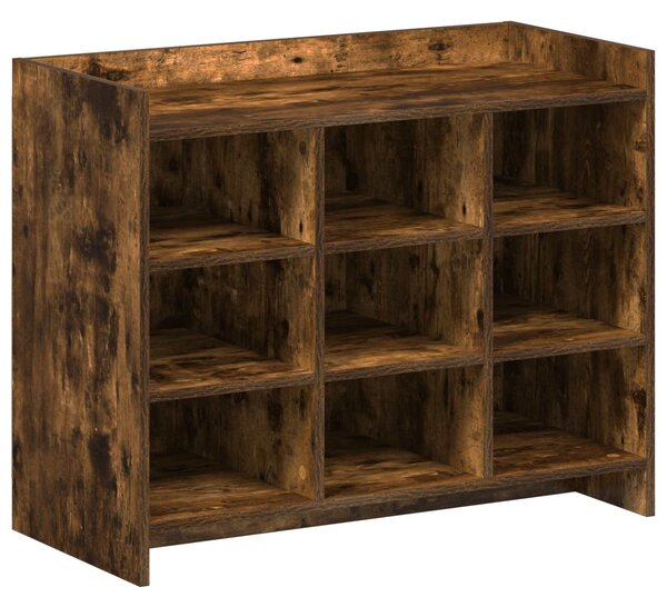 Skříň na obuv Kouřový dub 85 x 39,5 x 70 cm Kompozitní dřevo
