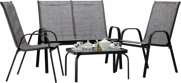 Garden Line Zahradní sestava TITANIUM šedá