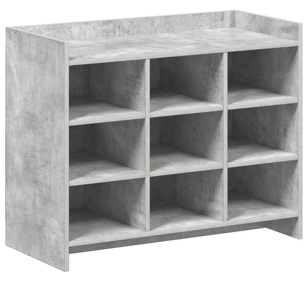 Skříň na obuv Betonově šedá 85 x 39,5 x 70 cm Kompozitní dřevo