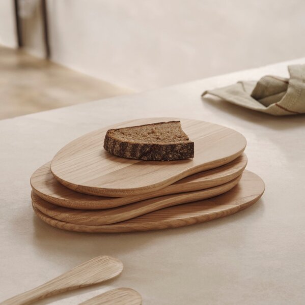 FERM LIVING Sada prkének Cairn Butter, sada 4 ks, Oak
