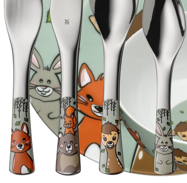 WMF - Sada dětského nádobí a příborů FOREST FRIENDS 6ks