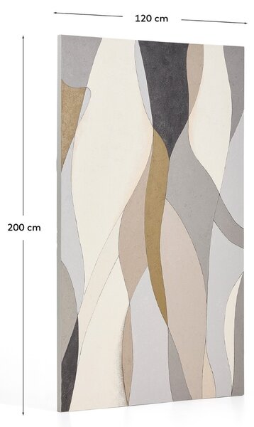 Kave Home Abstraktní obraz Marvilo 200 x 120 cm