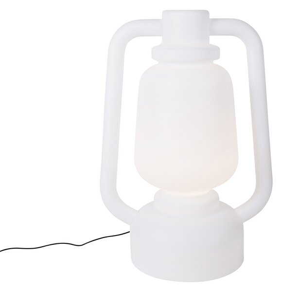 Chytrá stojací lampa bílá 110 cm vč. Wi-Fi G95 - Storm Extra Large