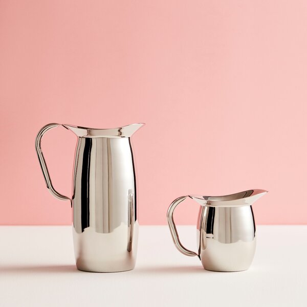 HAY Džbán Indian Steel Pitcher, 0,9l, Stainless Steel