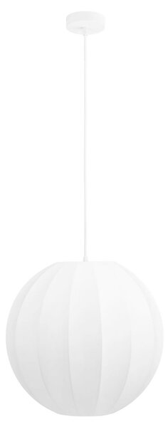 Nordic Living Bílé závěsné světlo Coven 40 cm