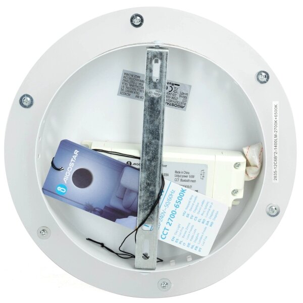 Aigostar - LED Stmívatelné nástěnné svítidlo MESH Smart LED/12W/230V bílá