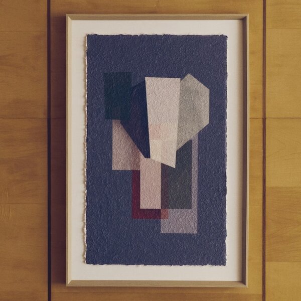 Kave Home Abstraktní obraz Veluni 90 x 60 cm