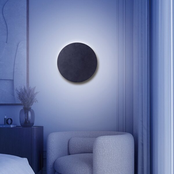 Aigostar - LED Stmívatelné nástěnné svítidlo MESH Smart LED/12W/230V černá
