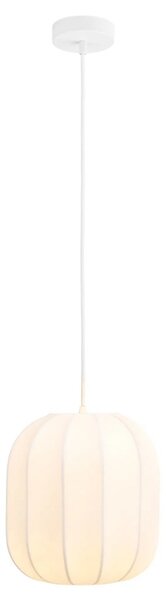 Nordic Living Bílé závěsné světlo Coven 25 cm