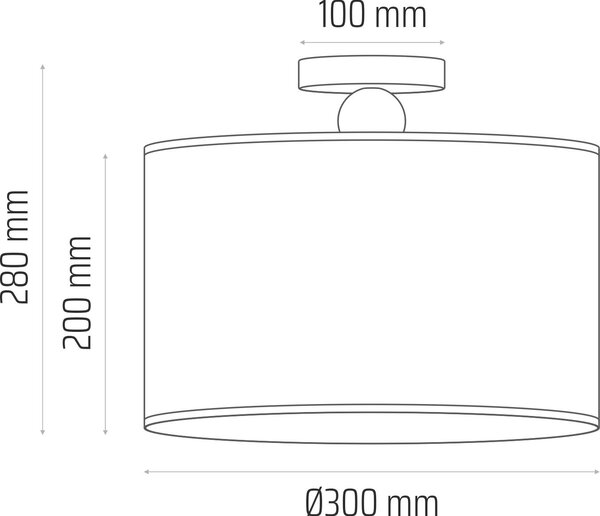 STROPNÍ SVÍTIDLO, 30/30 cm - Online Only svítidla, Online Only
