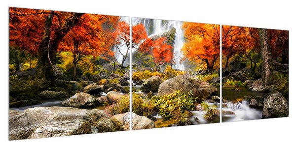 Obraz podzimní krajiny (150x50 cm)