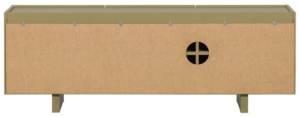 WOOOD Zelený dřevěný TV stolek Basu 152 x 46 cm