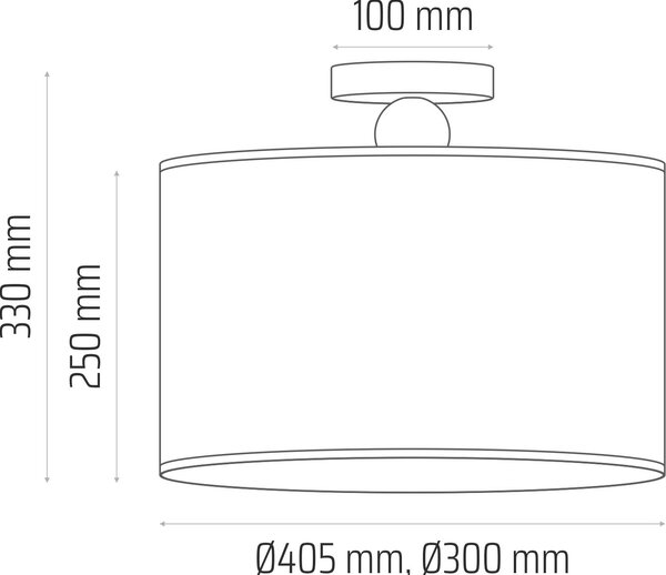 STROPNÍ SVÍTIDLO, 40/35 cm - Online Only svítidla, Online Only