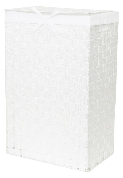 Koš na prádlo s víkem Compactor Stan, 55 L, 25 x 38 x 60 cm, bílý