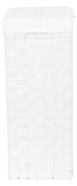 Koš na prádlo s víkem Compactor Stan, 55 L, 25 x 38 x 60 cm, bílý