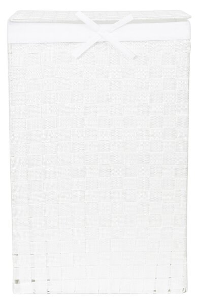 Koš na prádlo s víkem Compactor Stan, 55 L, 25 x 38 x 60 cm, bílý