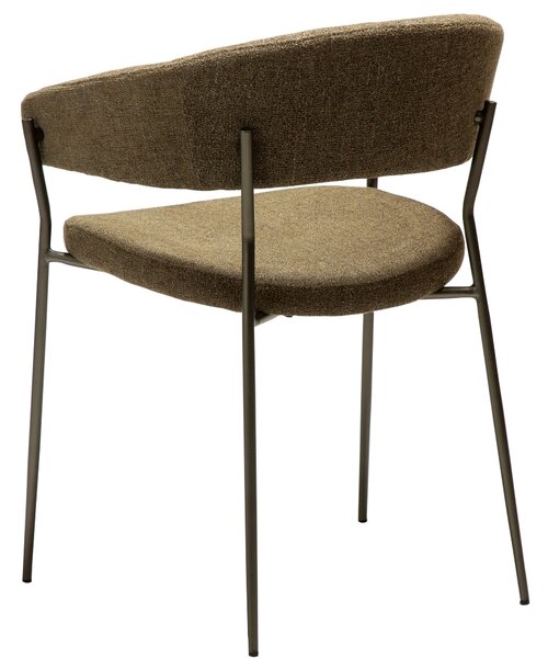​​​​​Dan-Form Zelená bouclé jídelní židle DAN-FORM Reboot