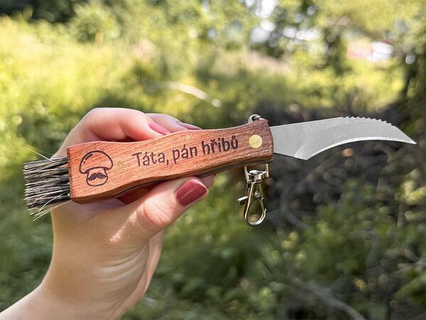 ČistéDřevo Houbařský nůž - Táta, pán hřibů
