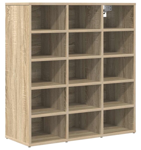 Skříň na obuv 77,5 x 30 x 83,5 cm Kompozitní dřevo Sonoma dub