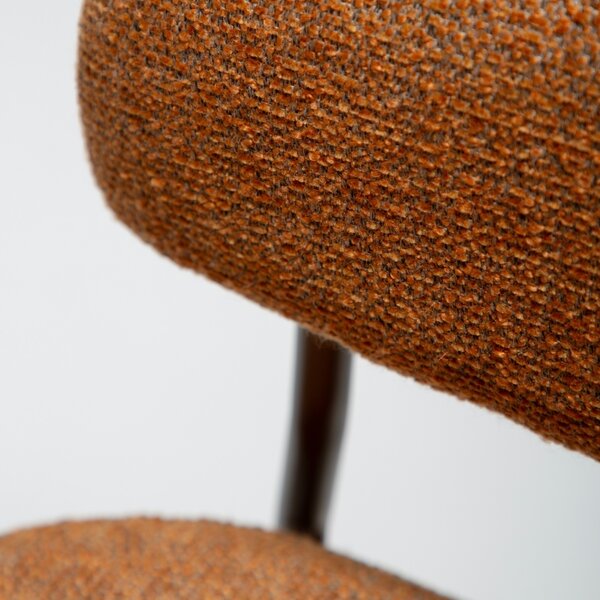 ​​​​​Dan-Form Oranžová bouclé jídelní židle DAN-FORM Reboot