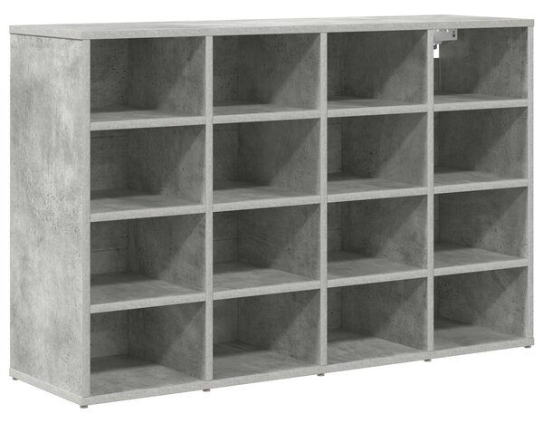 Skříň na obuv 103 x 30 x 67 cm Kompozitní dřevo Betonová šedá