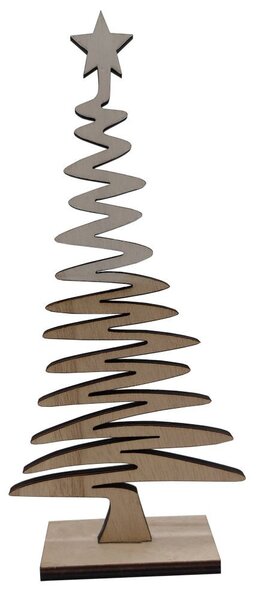 Dřevěný vánoční stromek z MDF 25 cm 2009358A