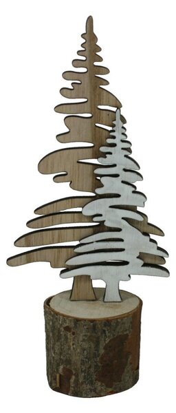 Dřevěná vánoční dekorace stromky 20 cm 2009341