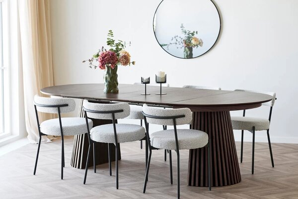 Nordic Living Zelená keramická váza Alice 25,5 cm