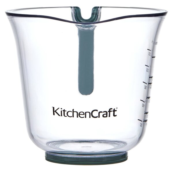 Odměrky KitchenCraft sada 3 ks stohovatelné džbánky 250 ml 500 ml 1000 ml plast barevné rukojeti vaření pečení KCMJUG3PCGR