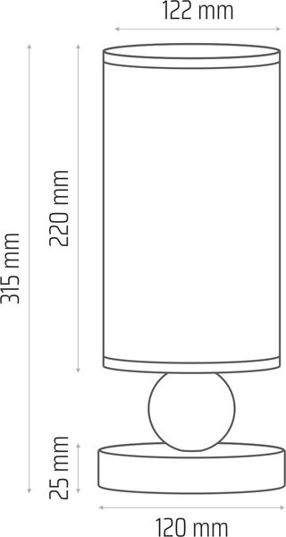 DĚTSKÁ STOLNÍ LAMPIČKA, 12/31,5 cm XXXL - Online Only svítidla, Online Only