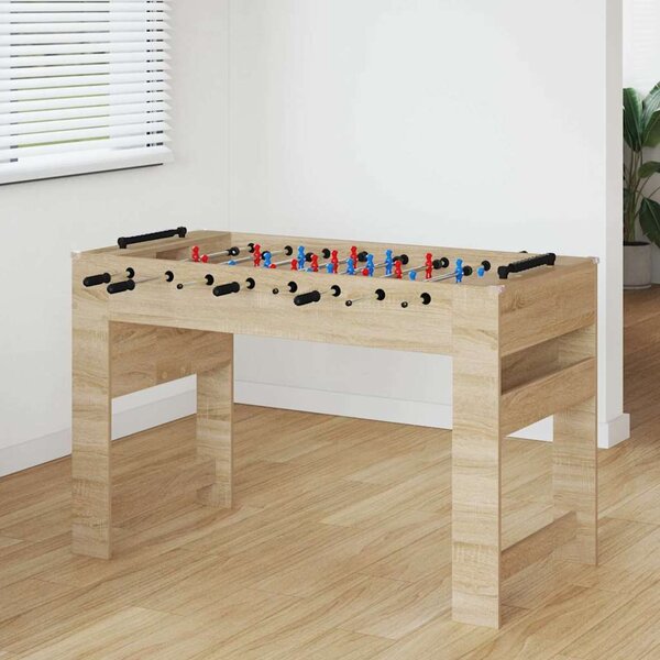 Stolní fotbálek Sonoma dub 125 x 60,5 x 80 cm kompozitní dřevo