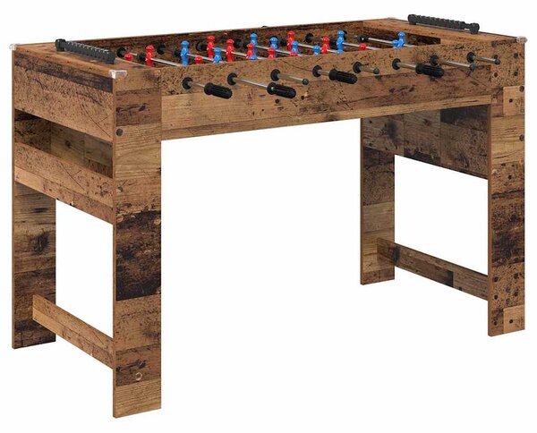 Stolní fotbálek Staré dřevo 125 x 60,5 x 80 cm kompozitní dřevo