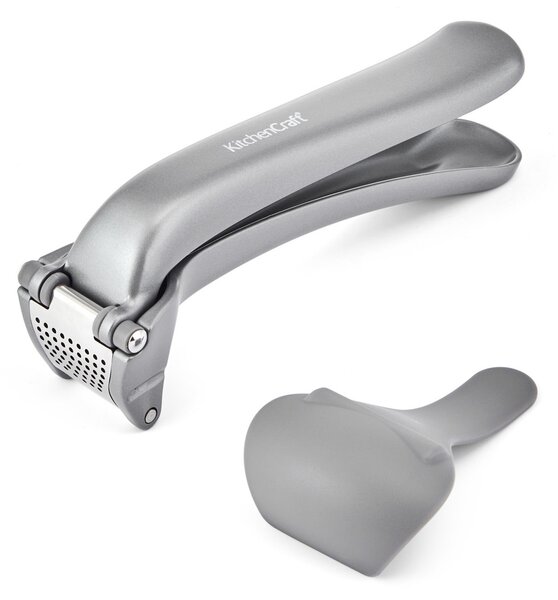 Lis na česnek KitchenCraft Easy Clean 360° otevírání snadné čištění kov vhodný do myčky kompaktní provedení KCGPEC