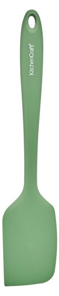 Silikonová stěrka KitchenCraft 27 cm umožňuje přesné stírání těsta i krémů, je šetrná k nepřilnavému nádobí a vhodná pro každodenní vaření. KCSILSPAT…