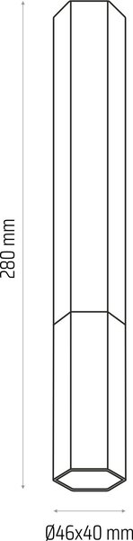 STROPNÍ BODOVÉ SVÍTIDLO, 4,6/28 cm - Online Only svítidla, Online Only
