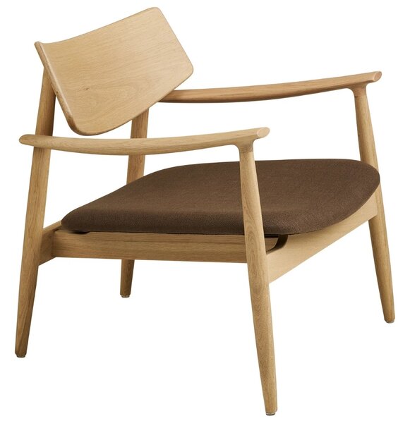 Nordic Living Hnědé křeslo Olivera