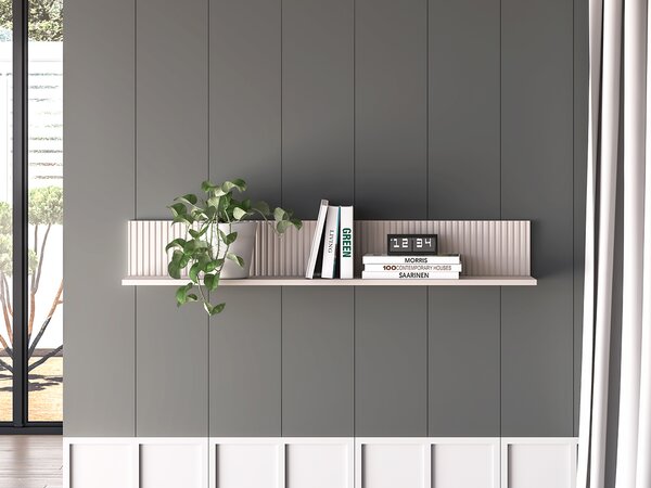 Designová závěsná police THEA - kašmír