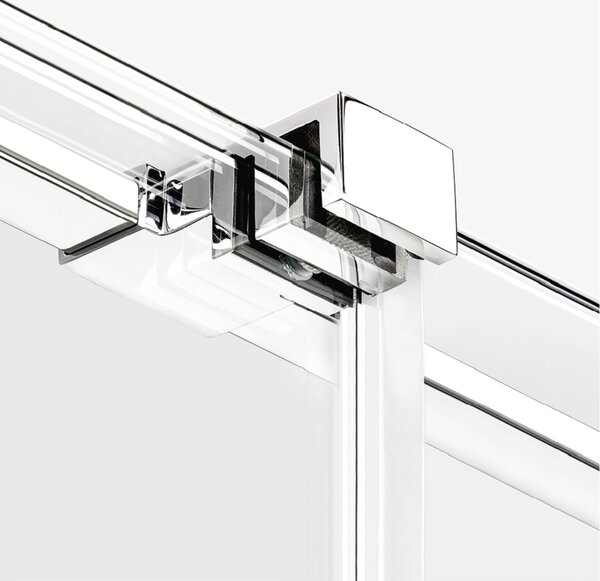 New Trendy Smart sprchový kout 100x80 cm obdélníkový chrom lesk/průhledné sklo EXK-6586